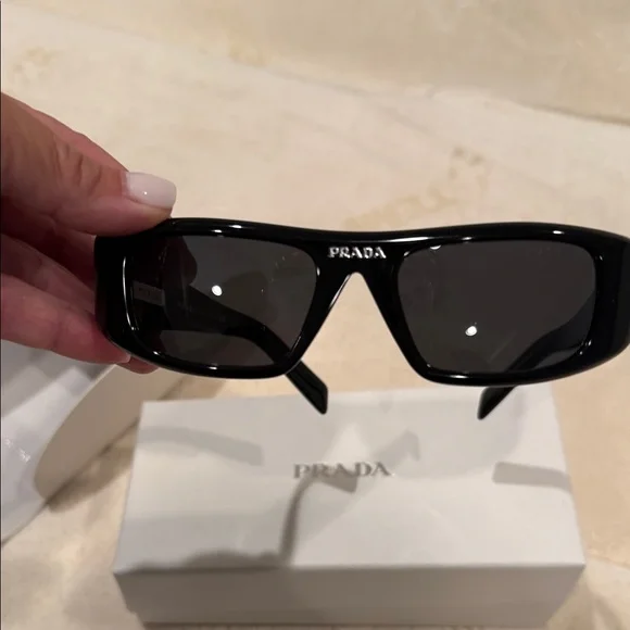 Prada Sleek Black Sunglasses - Picture 3 of 3